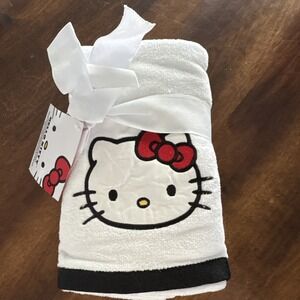 Hello Kitty White Hand Towels Pack Of 2 NEW‎